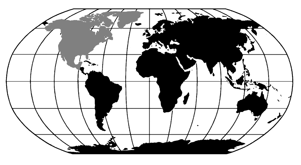 map north america